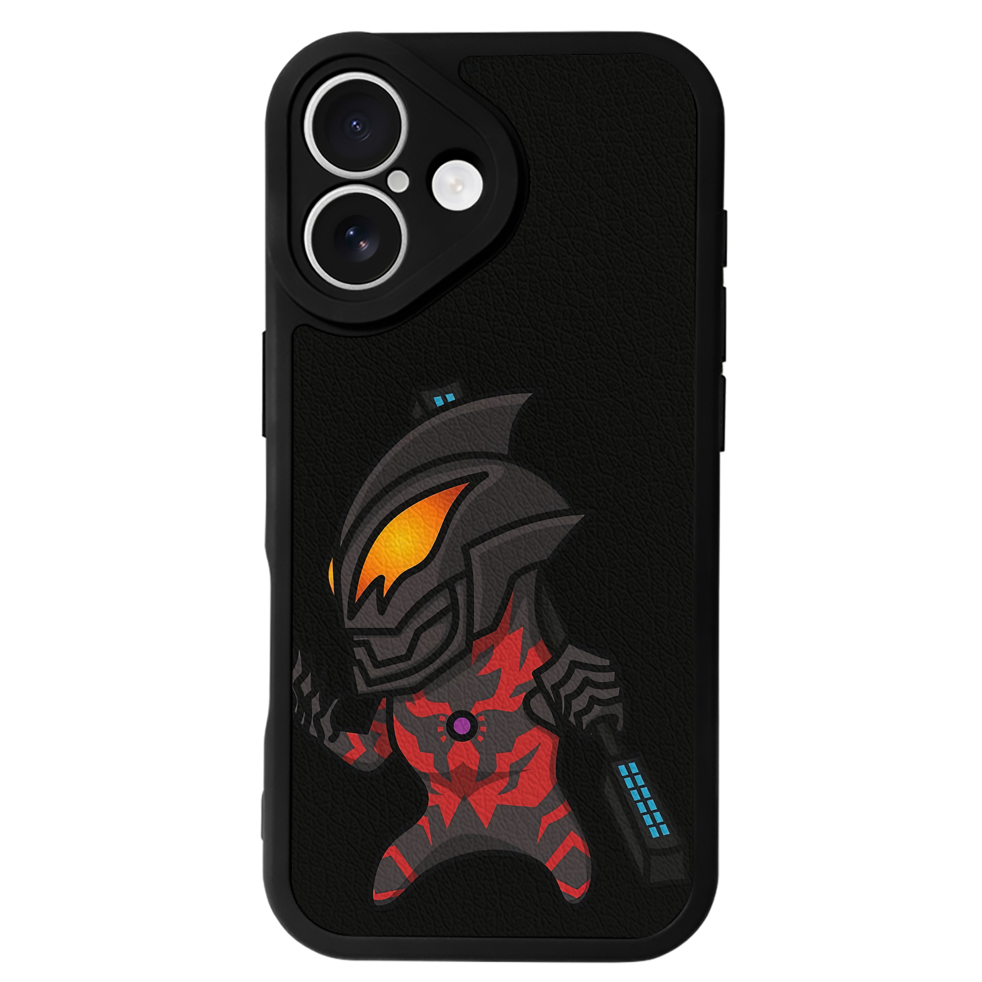 （画像用） ウルトラマン Ultraman 【iPhone 16シリーズ対応】シリコンスマホケース（レザー調） 材質：シリコン